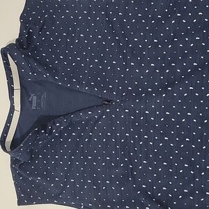 PUMA WOMEN'S GOLF CLOUDSPUN SLEEVELESS NAVY WHITE TOP SIZE MEDIUM